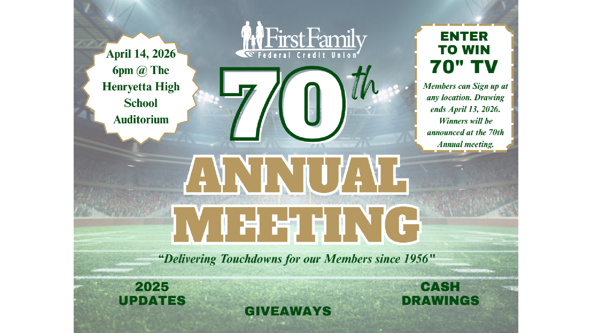 70th Annual Meeting