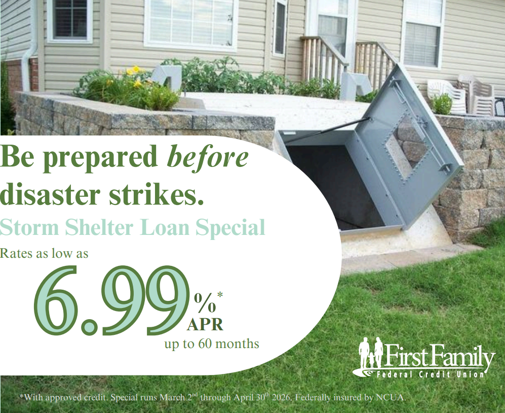 Storm Shelter Loan Special